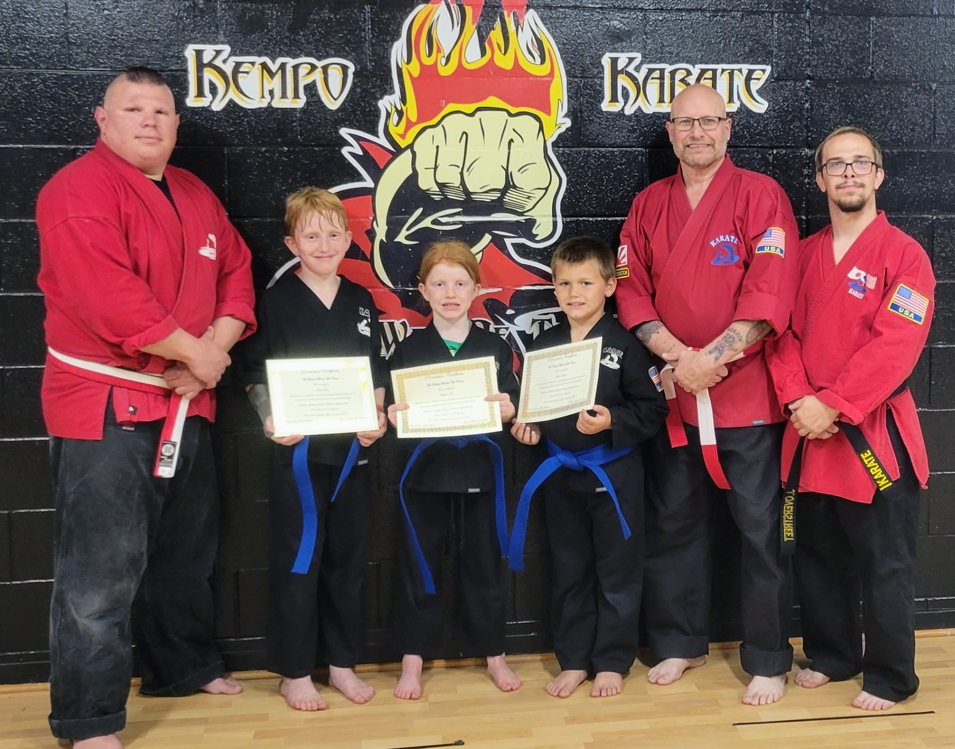Trio receive belt advancement at Kempo Karate News, Sports, Jobs